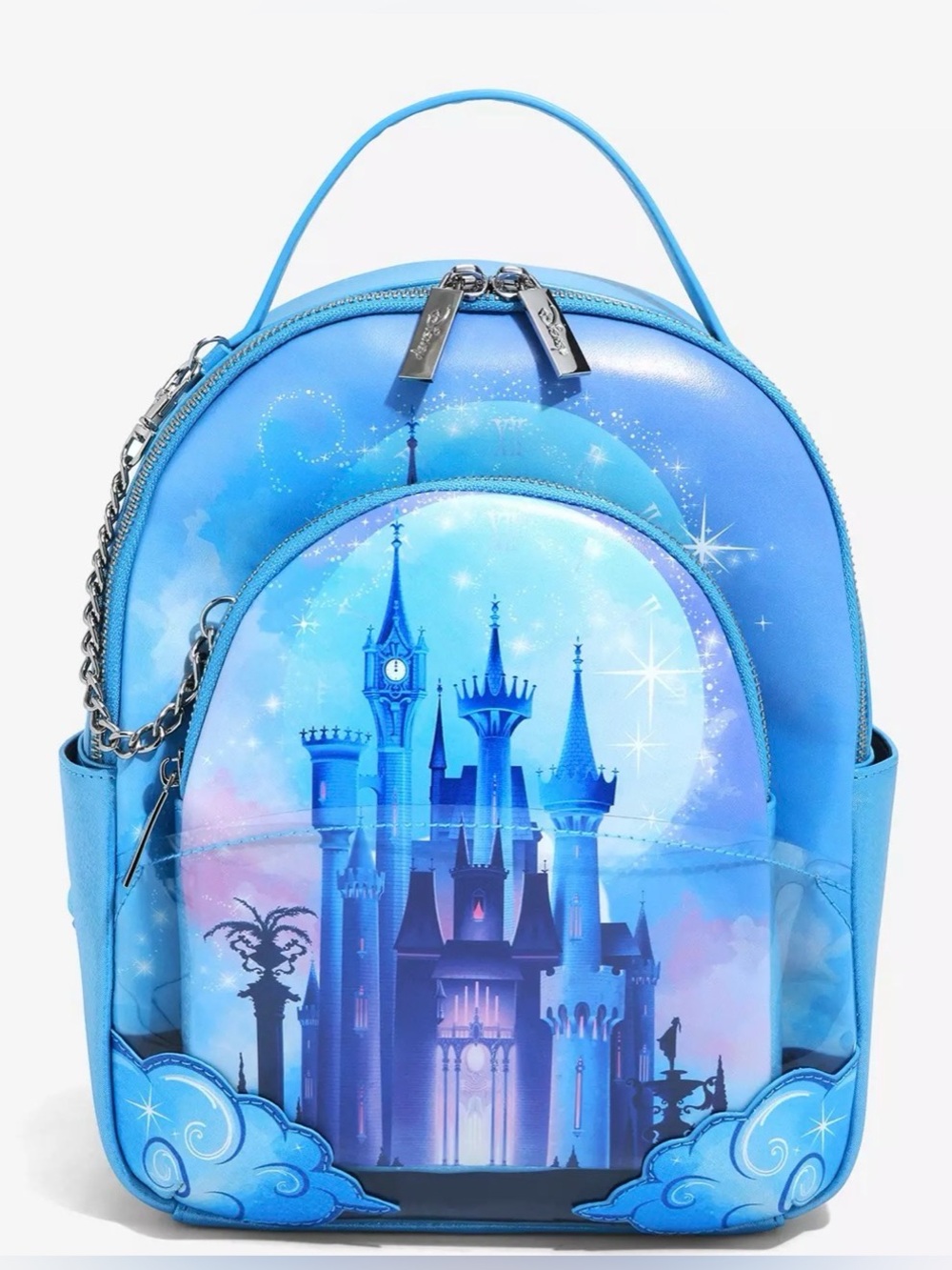 Disney Cinderella Night Time Castle Portrait Mini Backpack and Bag Set